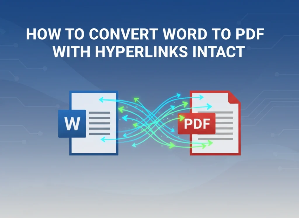 How to Convert Word to PDF with Hyperlinks Intact